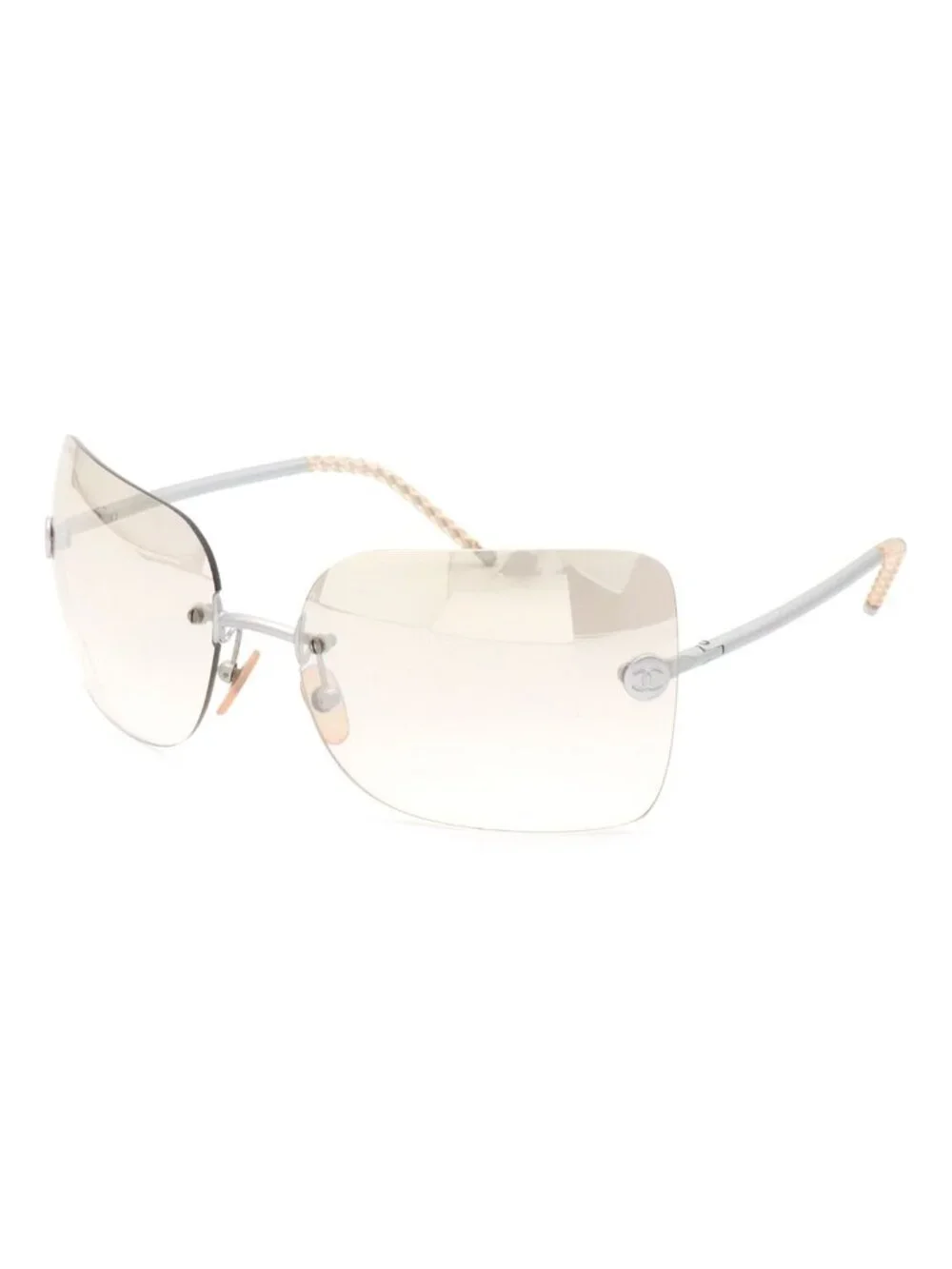 Chanel CC Logo Sunglasses Eyewear Butterfly